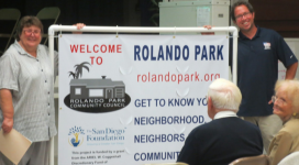Rolando Park Community Signs