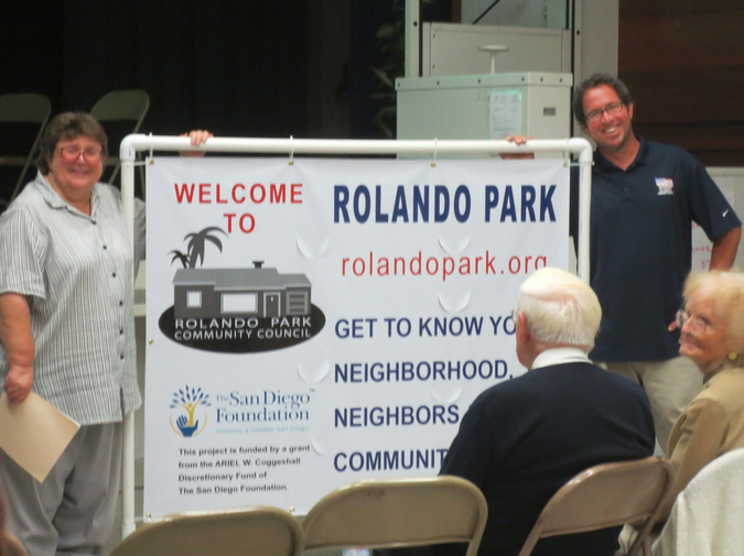 Rolando Park Community Signs